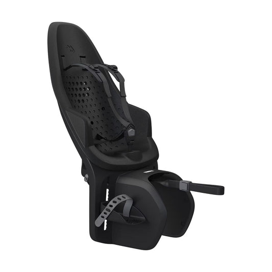 Thule Yepp 2 Maxi Rack Mount Child Bike Seat-Front View-Midnight Black - ANB Baby