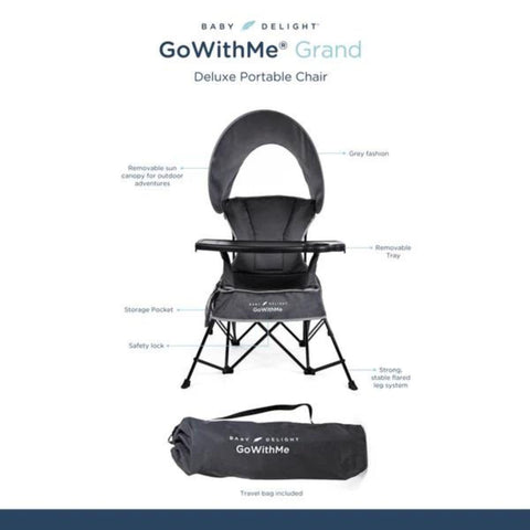 Go With Me Grand Deluxe Portable Chair for Kids, 819956001418 - ANB Baby