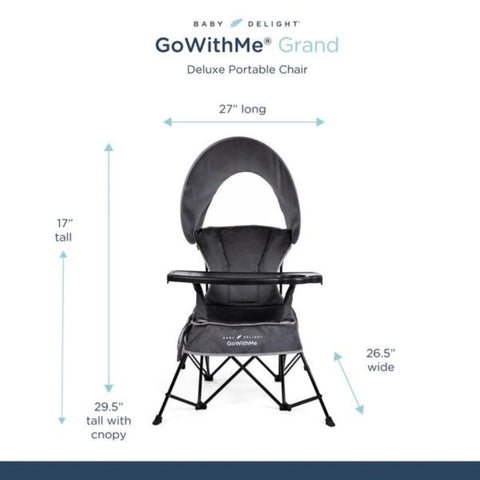 Go With Me Grand Deluxe Portable Chair for Kids, 819956001418 - ANB Baby