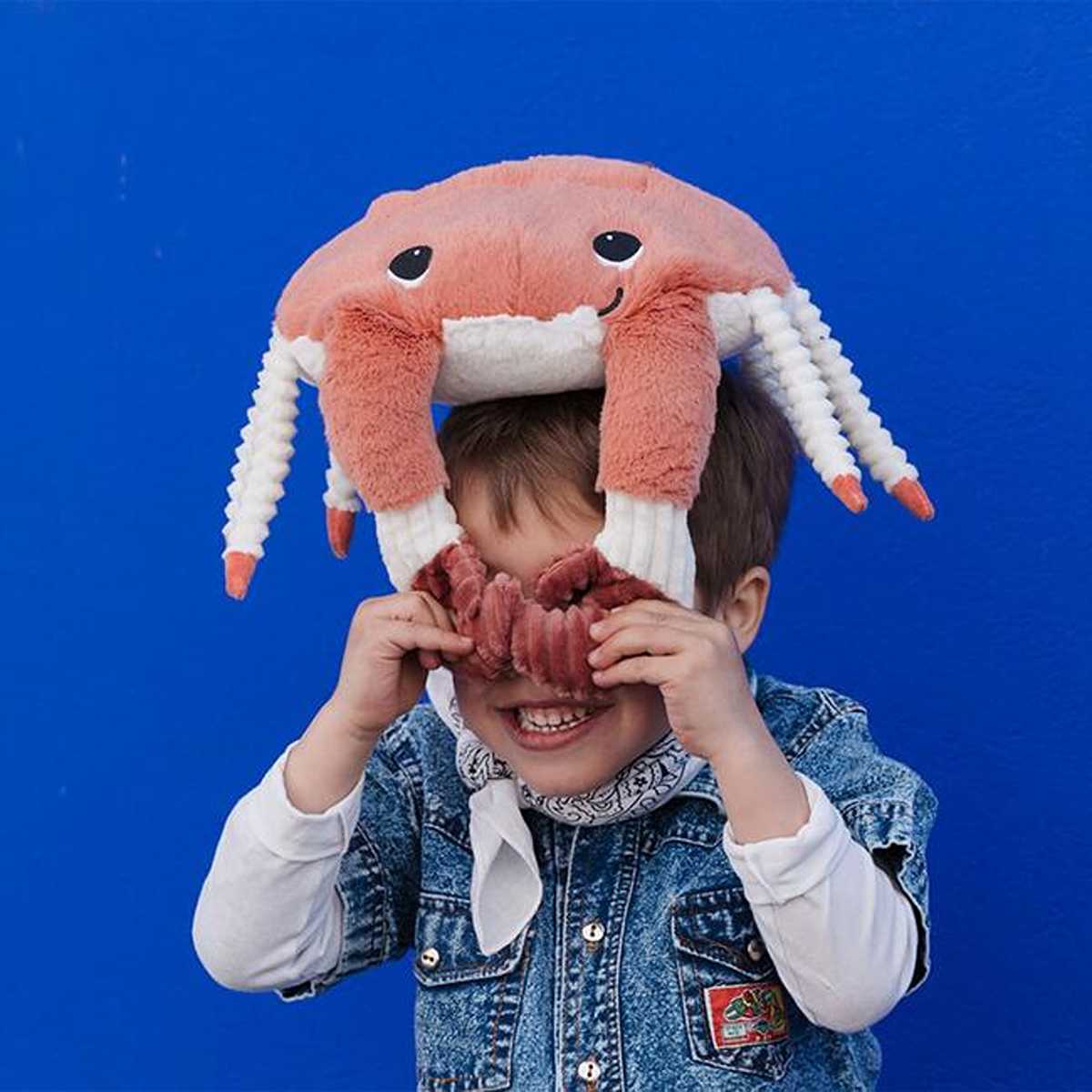 Les Ptipotos Mom and Baby Crab Plush Toy, 4895242700391 - ANB Baby