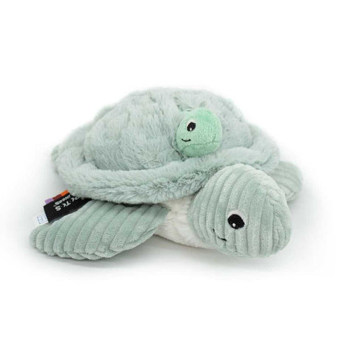 Les Ptipotos Mom and Baby Giant Sea Turtle Plush Toy, 4897018369887 - ANB Baby