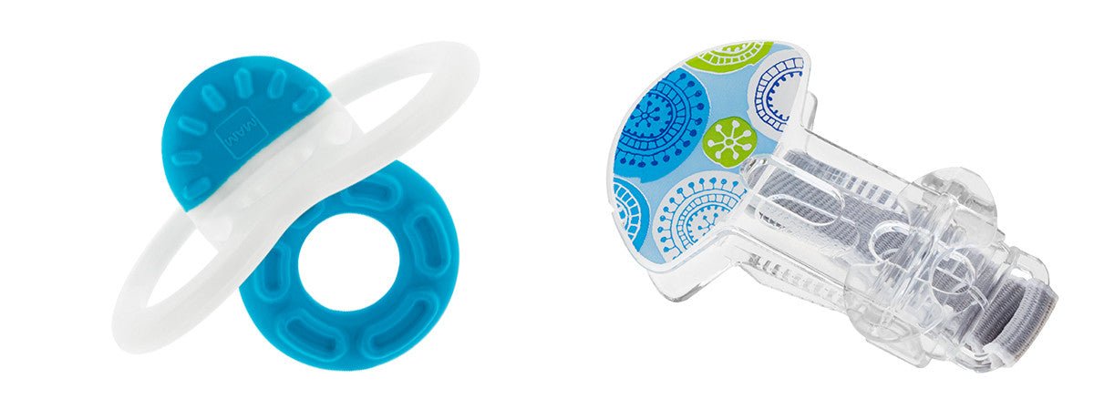 MAM Bite and Relax Teether and Clip, Blue, 845296076724 -- ANB Baby