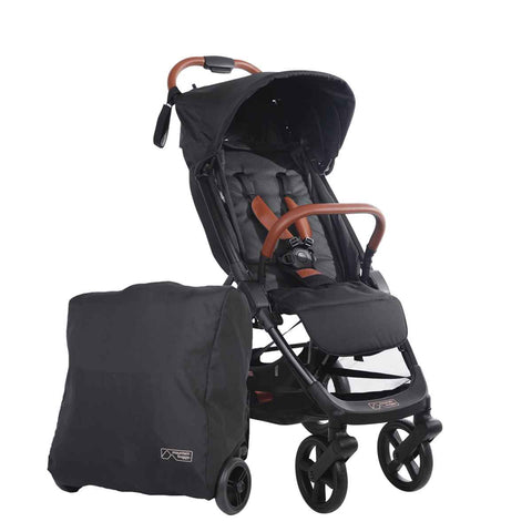 Mountain Buggy Nano Urban Stroller with Accessory Pack, Black, - ANB Baby