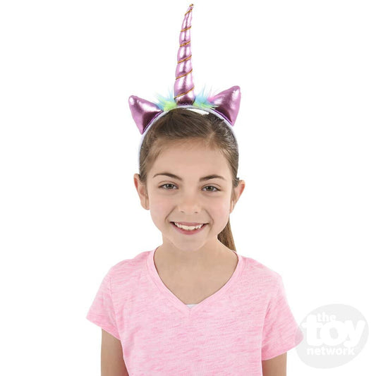 The Toy Network Metallic Unicorn Headbands, Multicolor, 097138868435 - ANB Baby