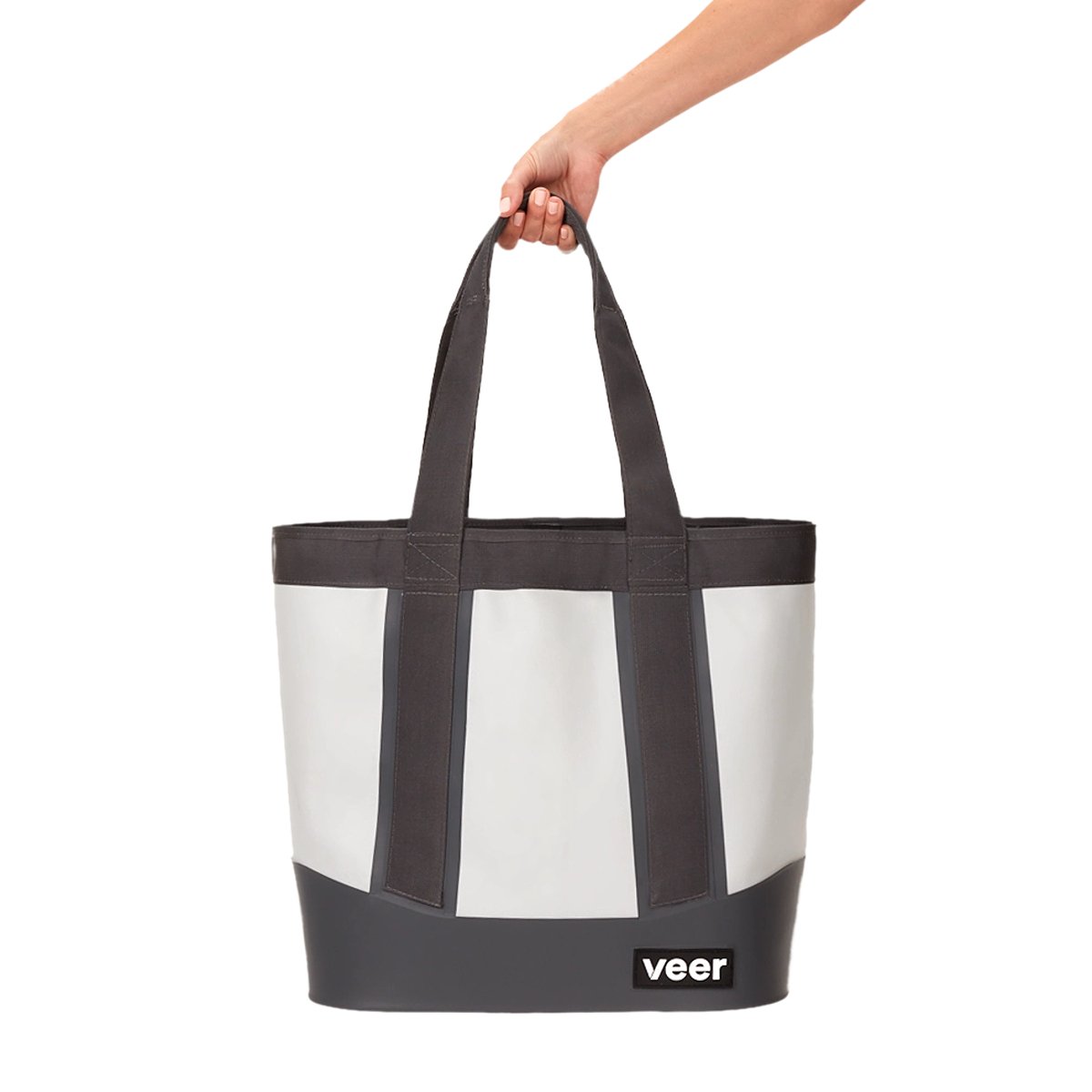 Veer Waterproof Tote Bag, White, 857997007297 -- ANB Baby
