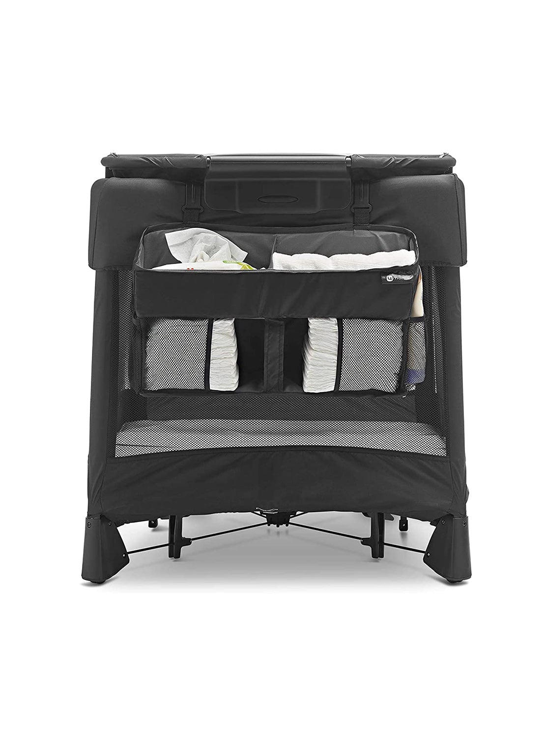 4moms Breeze Playard Diaper Caddy, Black, -- ANB Baby