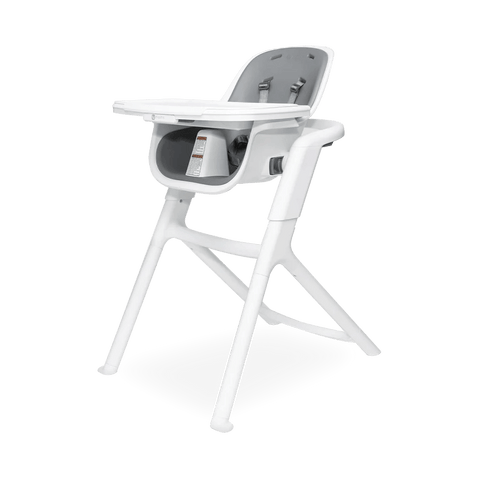 4moms Connect High Chair with Magnetic Guide Tray, White / Grey, -- ANB Baby