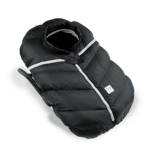 7 AM Enfant Car Seat Cocoon Baby Cover, Black, 0-12M, -- ANB Baby