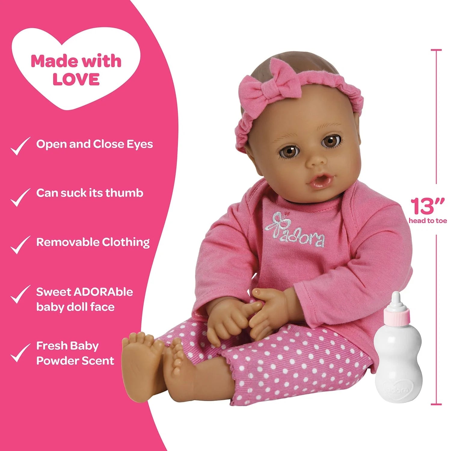 Adora PlayTime Baby, Pink, -- ANB Baby