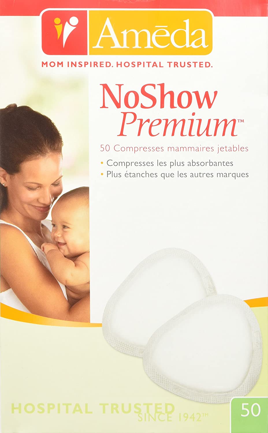 AMEDA No Show Premium Disposable Nursing Pad, -- ANB Baby