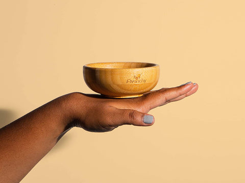 Avanchy La Petite Bamboo Bowl, -- ANB Baby