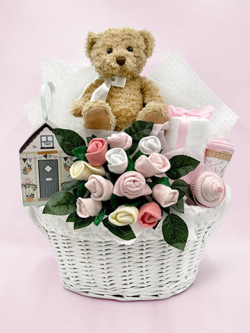 Babyblooms Bertie's New Baby Gift Basket, -- ANB Baby