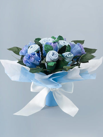 Babyblooms Hand Tied Baby Clothes Bouquet, -- ANB Baby