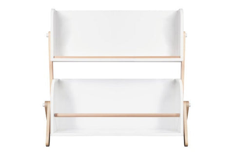 Babyletto Tally Storage and Bookshelf, White and Washed Natural Finish, -- ANB Baby