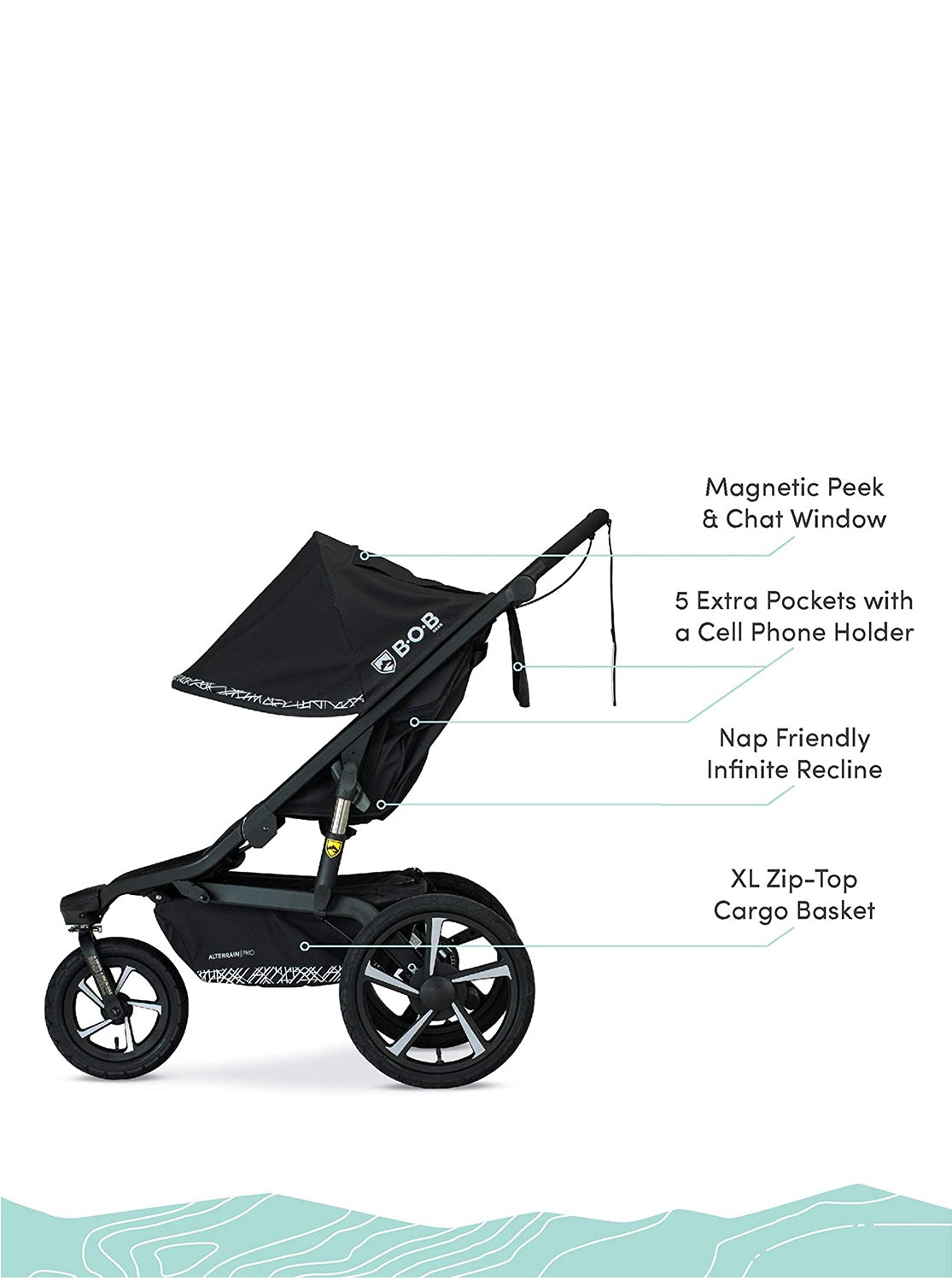 BOB Gear Alterrain Pro Jogging Stroller, -- ANB Baby