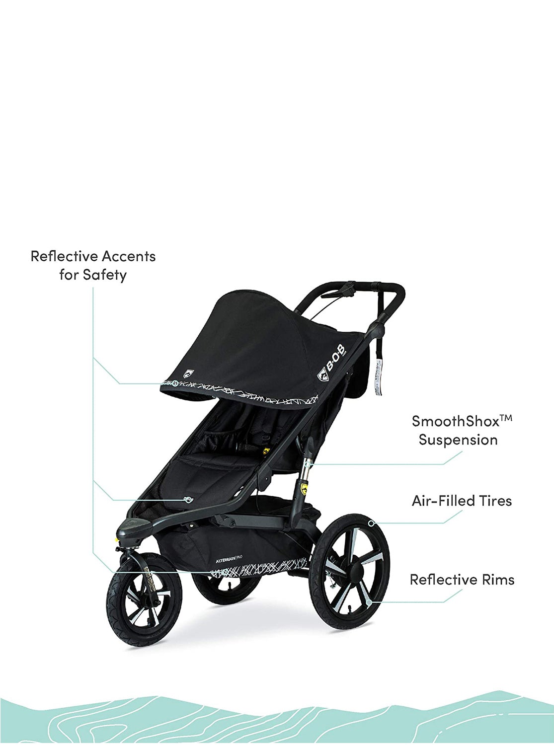 BOB Gear Alterrain Pro Jogging Stroller, -- ANB Baby