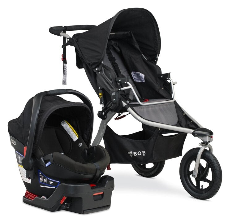 Bob Gear Rambler Travel System with Britax B-Safe Gen2 Infant Car Seat, Black, -- ANB Baby