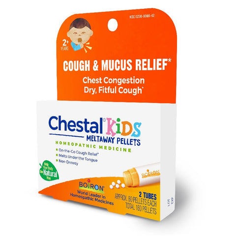 Boiron Chestal Kids Meltaway Pellets, Cough & Mucus Relief, -- ANB Baby