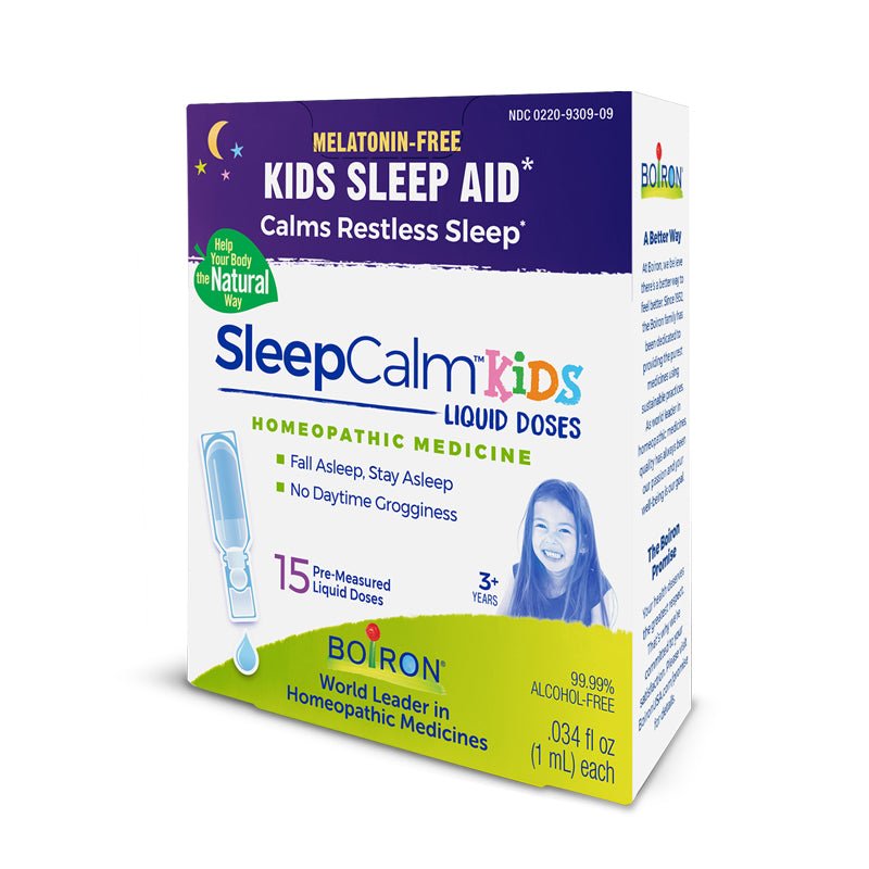 Boiron SleepCalm Kids Liquid Doses Sleep Relief, 15 Doses, -- ANB Baby