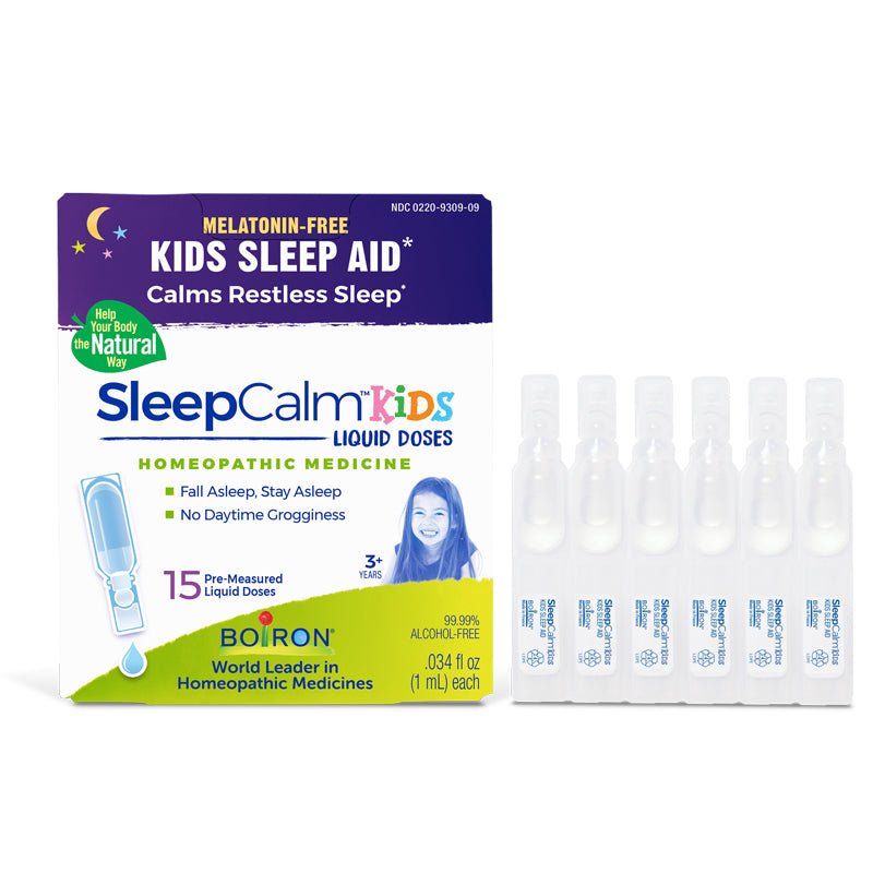 Boiron SleepCalm Kids Liquid Doses Sleep Relief, 15 Doses, -- ANB Baby