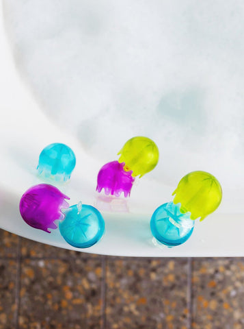 Boon 9-Pieces Jellies Suction Cup Bath Toys, -- ANB Baby