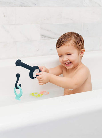 Boon Cast Fishing Pole Bath Toy, Navy, -- ANB Baby