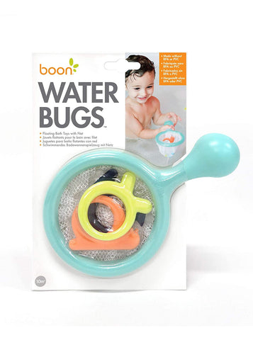 Boon Water Bugs Floating Bath Toys with Net - Mint, Green, -- ANB Baby