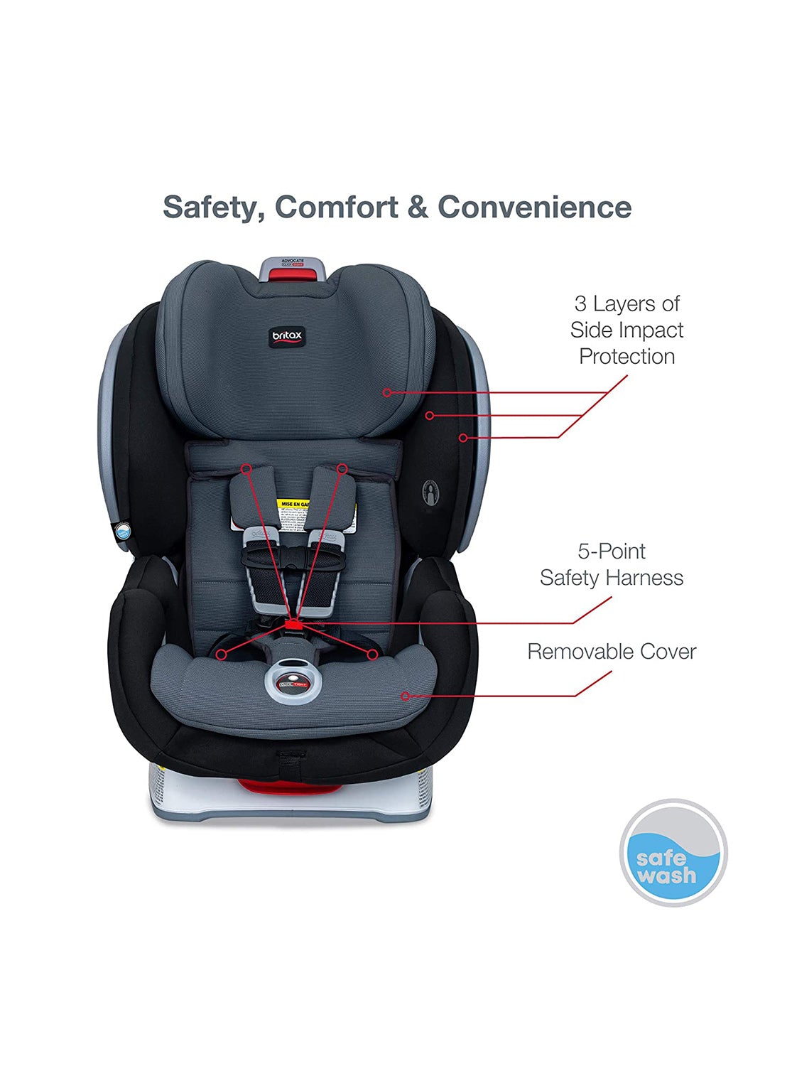 BRITAX Advocate ClickTight Convertible Car Seat, -- ANB Baby