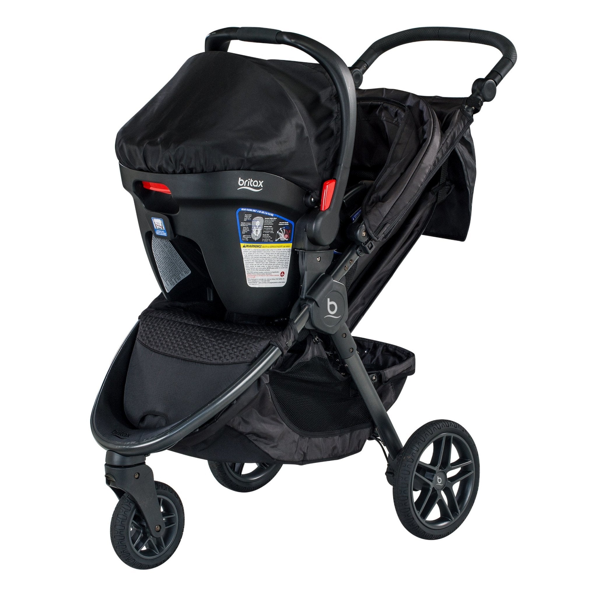 Britax B-Free and B-Safe Gen2 Flexfit+ Travel System, Midnight, -- ANB Baby