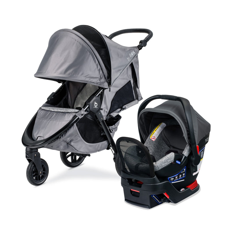 Britax B-Free Sport and B-Safe Gen2 FlexFit + Travel System, Asher, -- ANB Baby