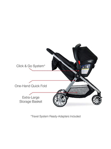 BRITAX B-Lively and B-Safe Ultra Travel System, -- ANB Baby