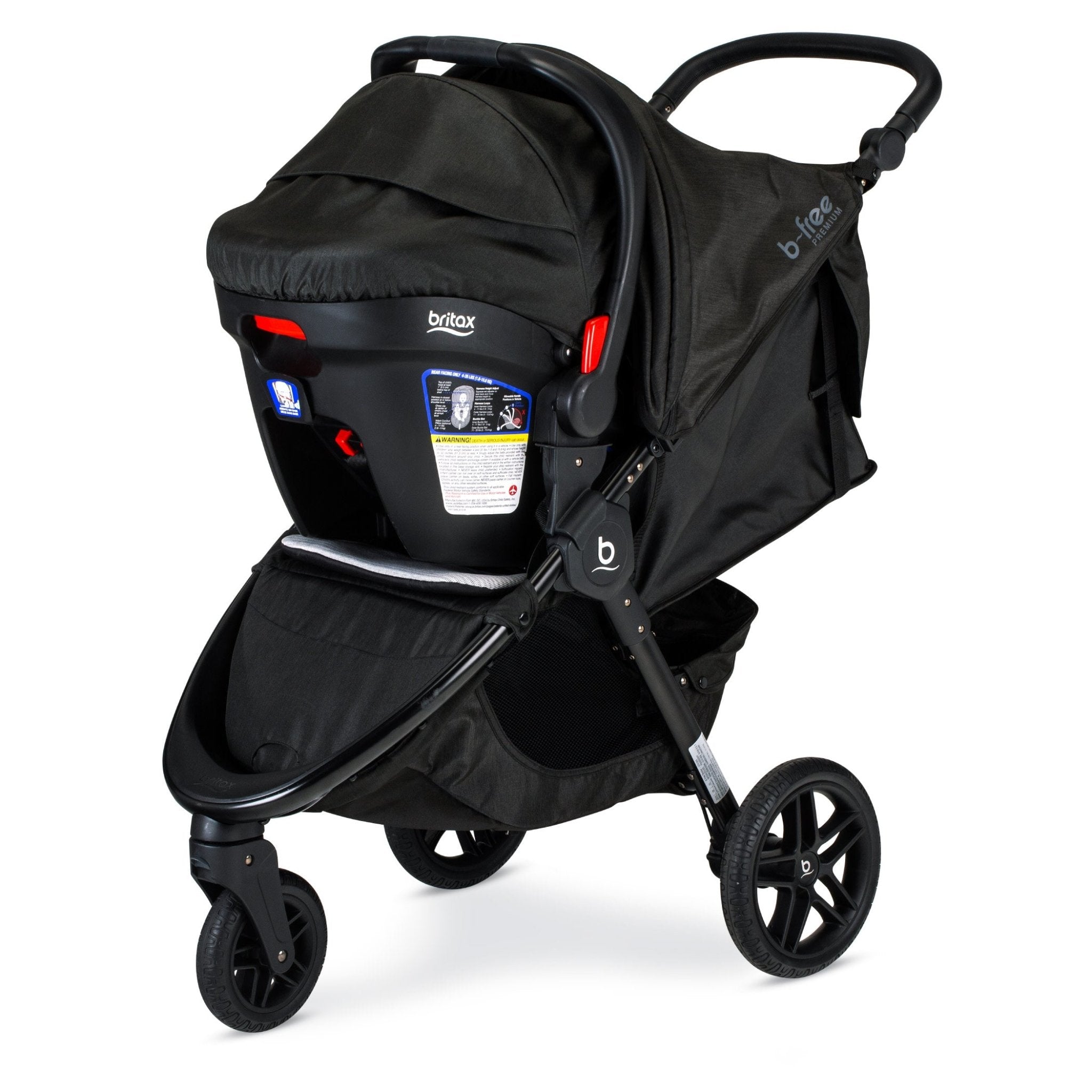 Britax B-Safe Gen2 FlexFit + B-Free Premium Travel System, -- ANB Baby