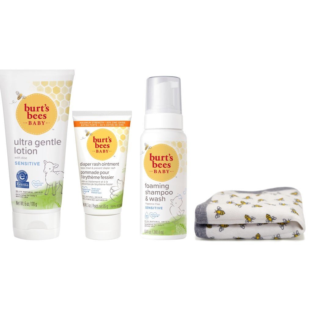 Burt's Bees Baby Sensitive Essential Gift Set, -- ANB Baby