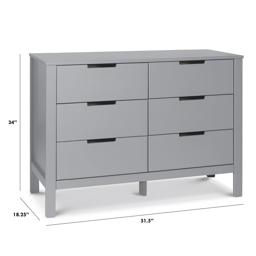 Carter's By Davinci Colby 6-Drawer Double Dresser, -- ANB Baby