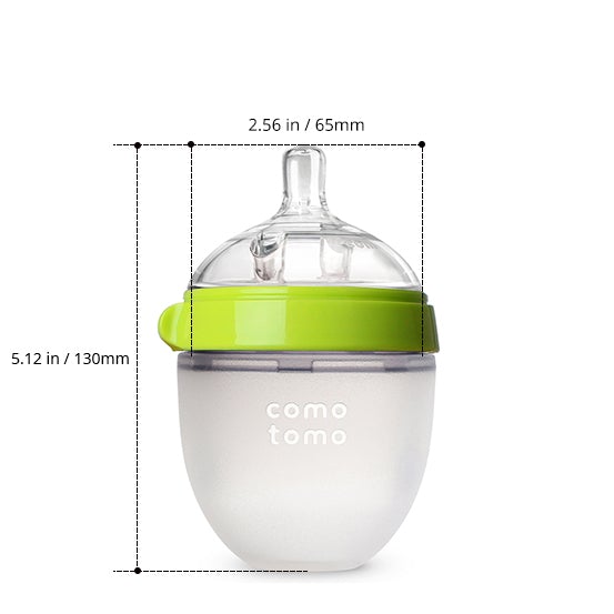 Comotomo Baby Bottle 5 oz / 150 ml - 2 Pack, -- ANB Baby