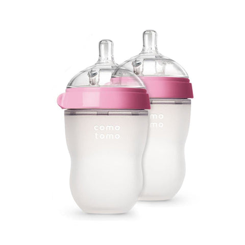 COMOTOMO Baby Bottle 8 oz / 250 ml - 2 Pack, -- ANB Baby