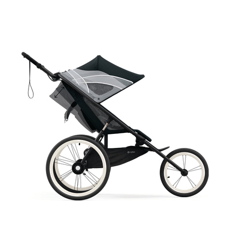 Cybex AVI Jogging Stroller Bundle, Black Frame + Seat Pack, -- ANB Baby