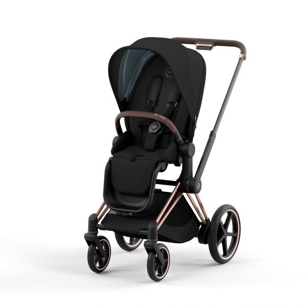 Cybex e-Priam 4 OneBox, Frame and Deep Black Seat, -- ANB Baby