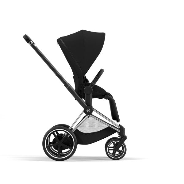 Cybex e-Priam 4 OneBox, Frame and Deep Black Seat, -- ANB Baby