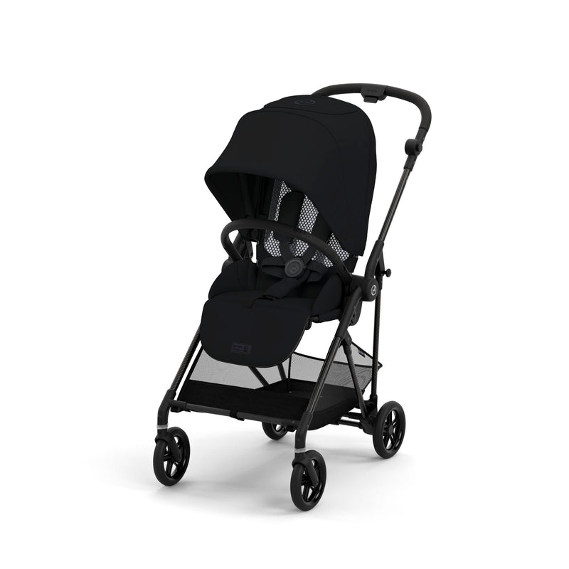 Cybex Melio Carbon 3 Stroller, Moon Black, -- ANB Baby