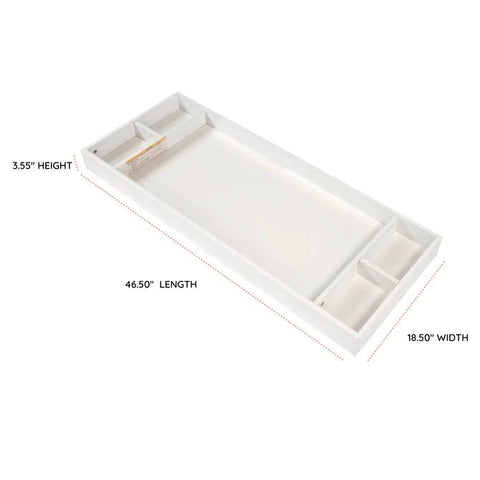 DaDaDa 48" Standard Changing Tray, White, -- ANB Baby