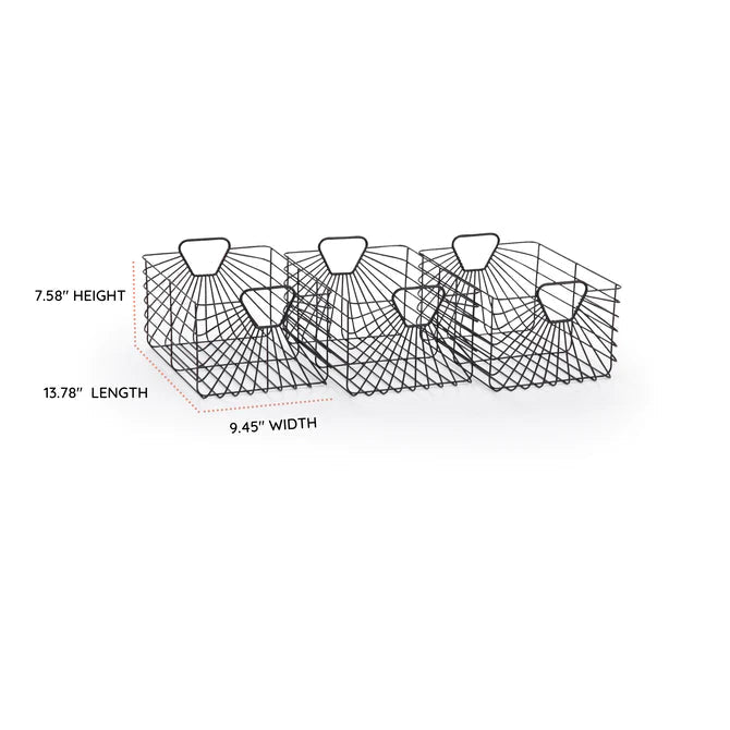 DaDaDa Central Park 3-Piece Storage Baskets, -- ANB Baby