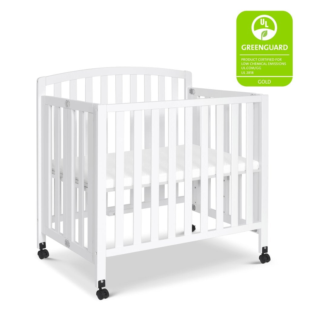 DaVinci Dylan Folding Portable 3-in-1 Mini Crib and Twin Bed, -- ANB Baby