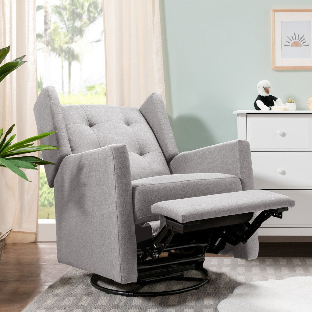 DaVinci Maddox Recliner and Swivel Glider in Misty Grey, -- ANB Baby