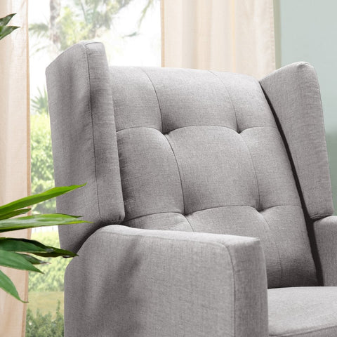 DaVinci Maddox Recliner and Swivel Glider in Misty Grey, -- ANB Baby