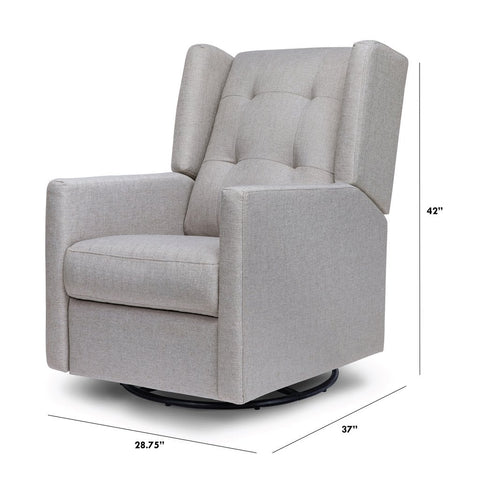 DaVinci Maddox Recliner and Swivel Glider in Misty Grey, -- ANB Baby