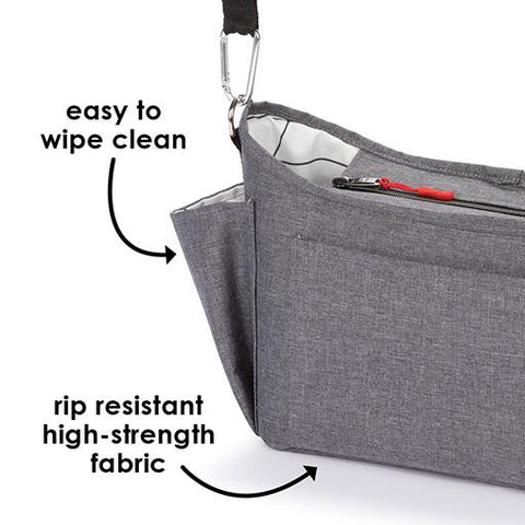 Diono Buggy Buddy 8-in-1 Stroller Organizer, X-Large, Gray, -- ANB Baby