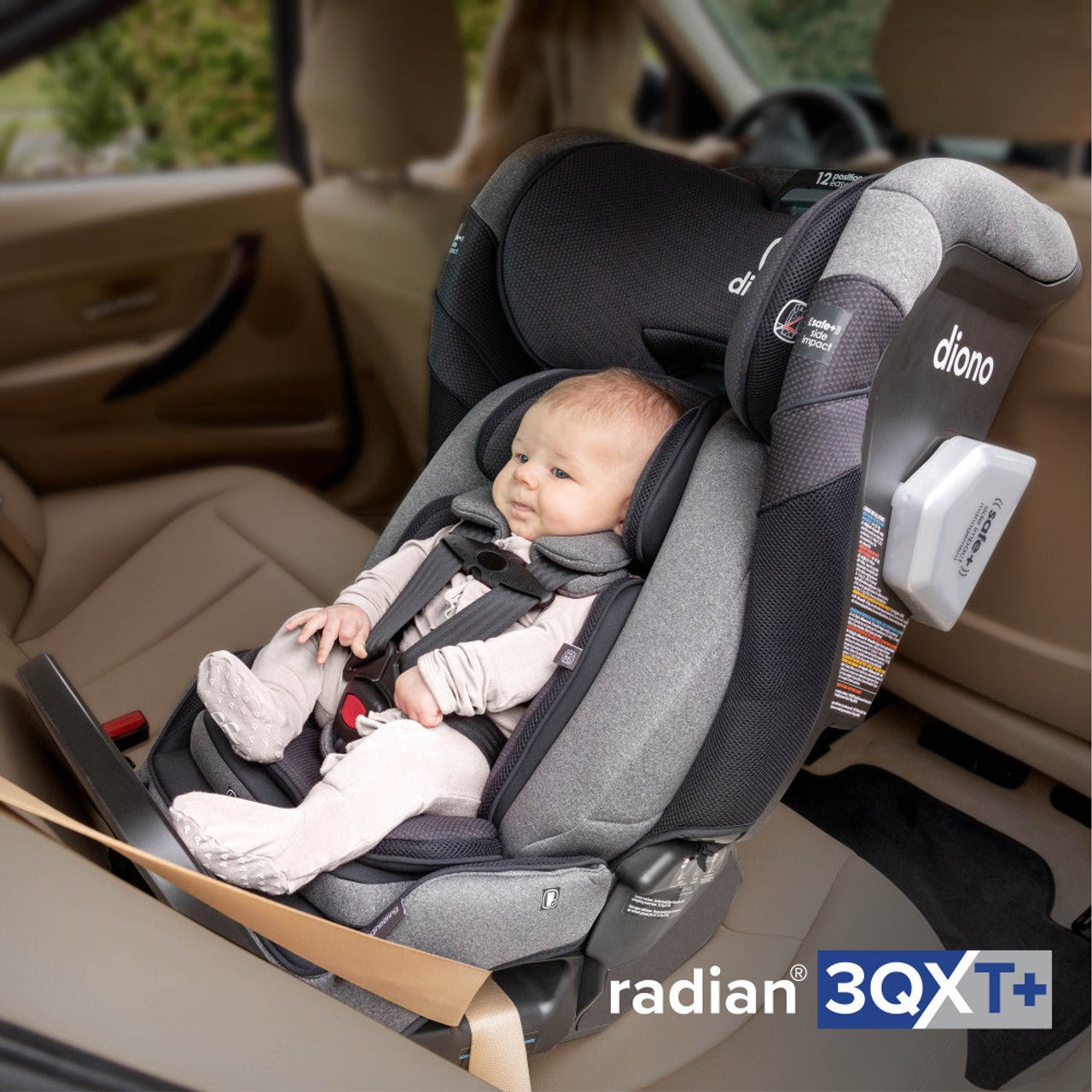 Diono Radian 3QXT+ Latch Convertible Car Seat, -- ANB Baby