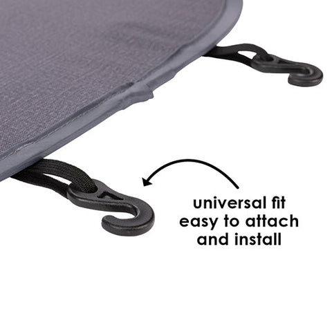 Diono Stuff 'n Scuff Back Seat Protector, X-Large, Gray, -- ANB Baby