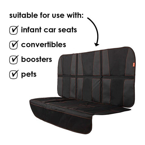 Diono Ultra Mat XXXL Extra Large Car Seat Protector, Black, -- ANB Baby